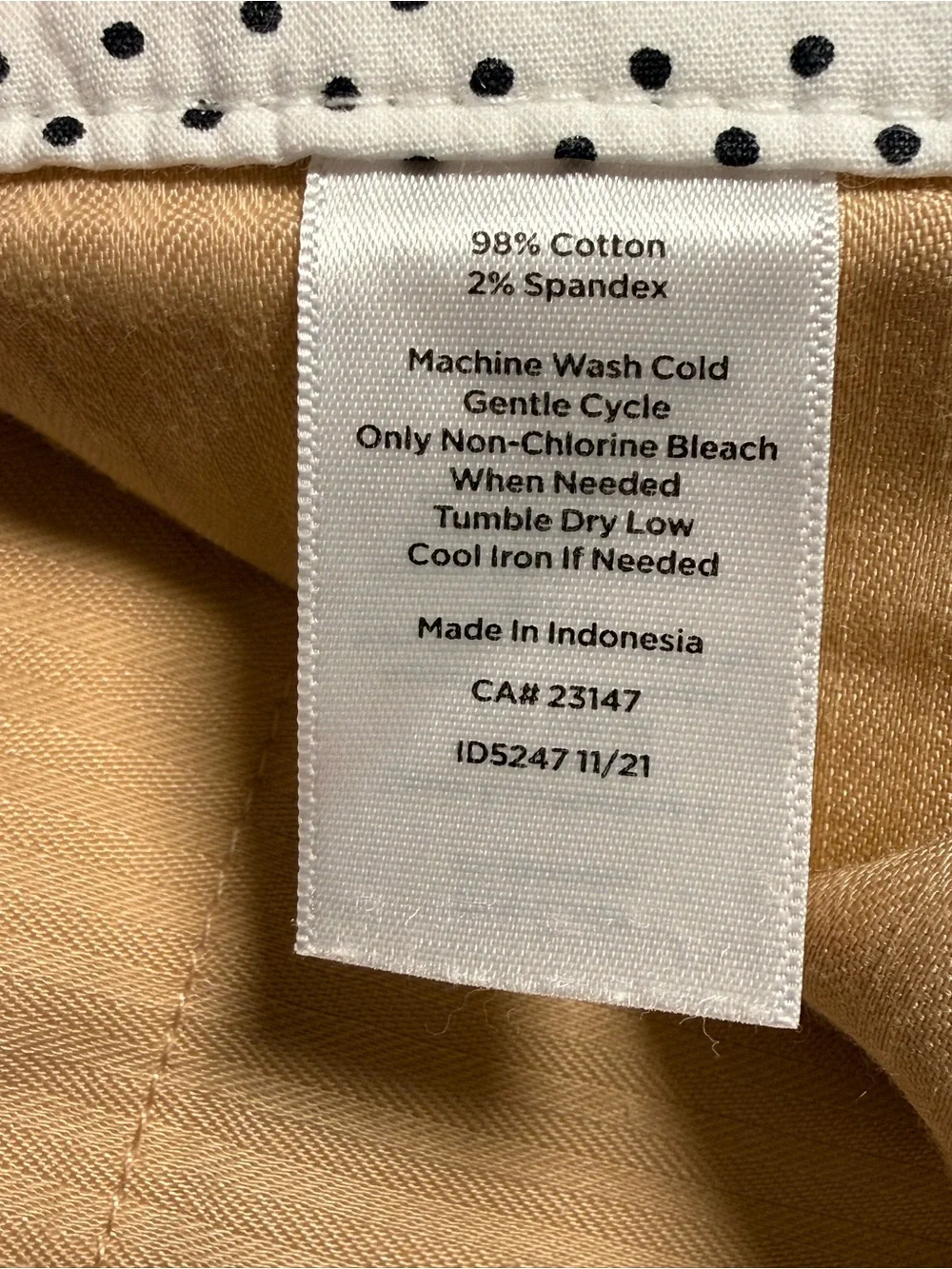 Talbots Perfect Crop Pants Women’s 4 White Stretch Cotton Button Tab Hem